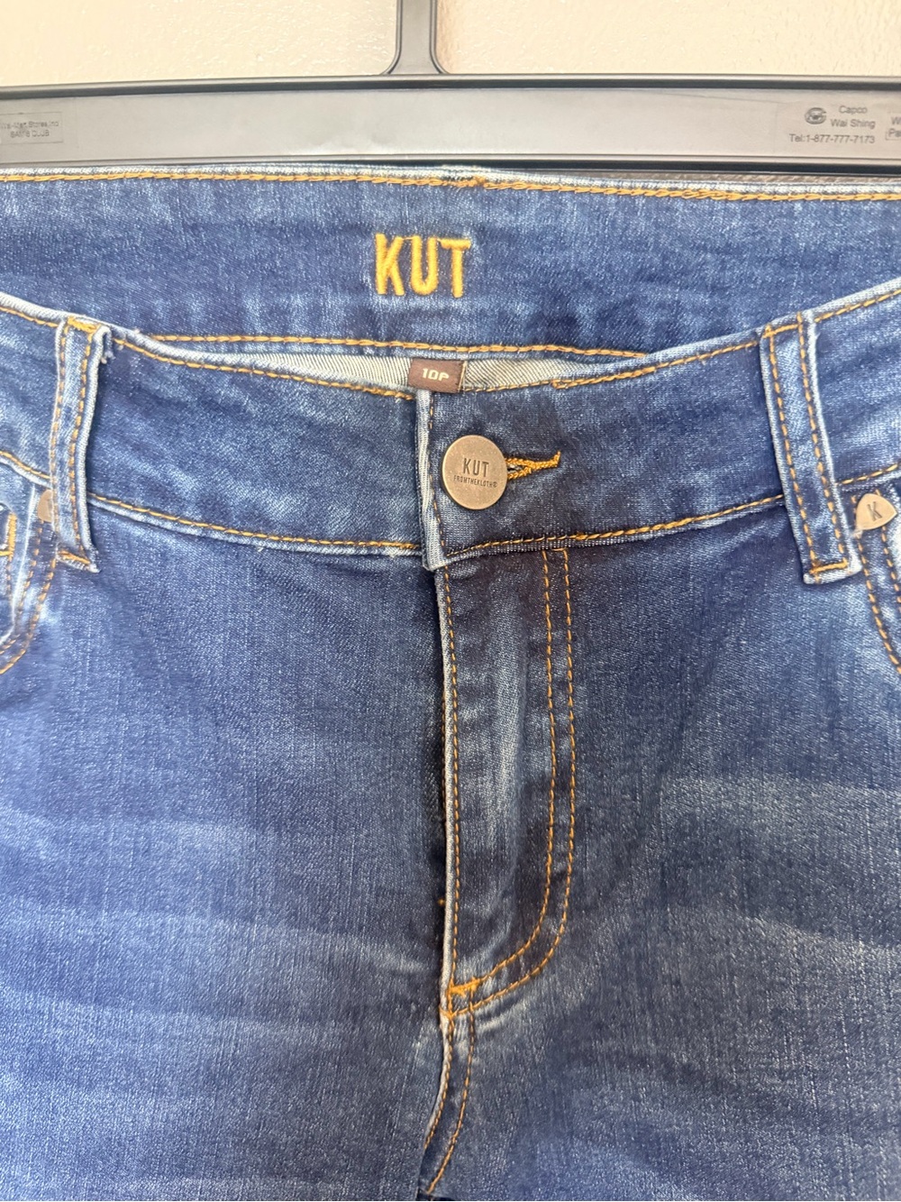 Kut from the Kloth Size 10 Straight Jeans Brand New                        #602 - Picture 4 of 10